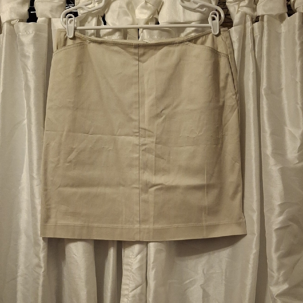 Geoffrey Beene Sport Beige Pencil Skirt 14 ❤️‍🩹❤️‍🩹❤️‍🩹❤️‍🩹